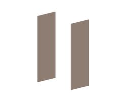 Комплект боковых отделочных панелей для шкафа выс. 118 см — фото 1