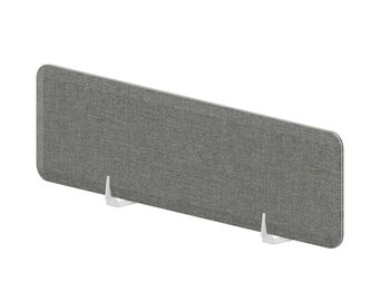 Экран фронтальный (Pinable, алюминиевый кант), h.39,2 см для стола bench ш.140 см (с кронштейнами) — фото 1