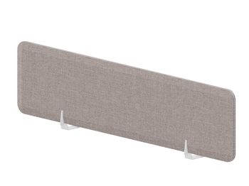 Экран фронтальный (Pinable, алюминиевый кант), h.39,2 см для стола bench ш.160 см (с кронштейнами) — фото 1
