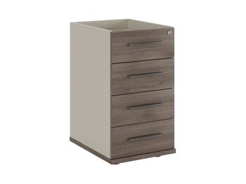 Тумба приставная без топа 4 ящика 40,6x51x75 см — фото 1