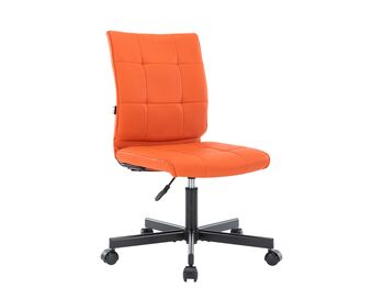 Операторское кресло Everprof EP-300 Экокожа Оранжевый — фото 1